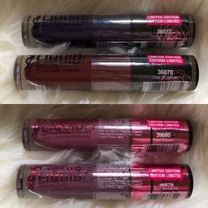 Wet n Wild Rebel Rose Liquid Lipsticks